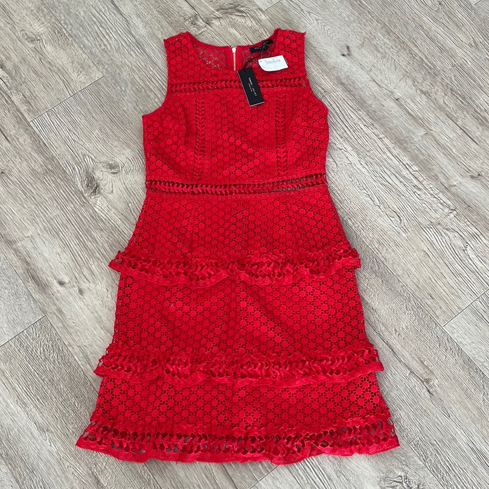 Romeo + Juliet couture red dress
